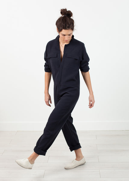 Worker Jumpsuit in Navy